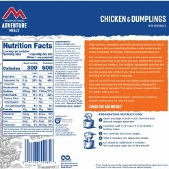 Mountain House Chicken and Dumplings - 2 Servings 5 Mountain House Chicken and Dumplings - 2 Servings -Cheap Hike Harbor Store 0219ead3 f11c 4115 a6ea 9f916dda2bb3