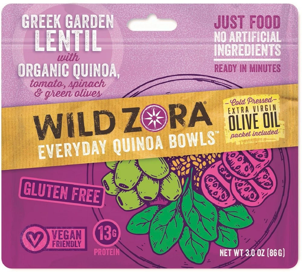 Wild Zora Greek Garden Lentil Quinoa Bowl - 1 Serving - None 4 Wild Zora Greek Garden Lentil Quinoa Bowl - 1 Serving - None - Image 2
