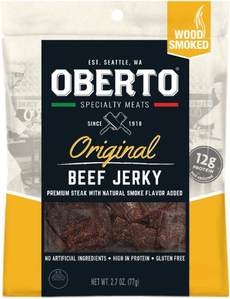 Oberto All Natural Beef Jerky - 2.7 oz. 3 Oberto All Natural Beef Jerky - 2.7 oz.