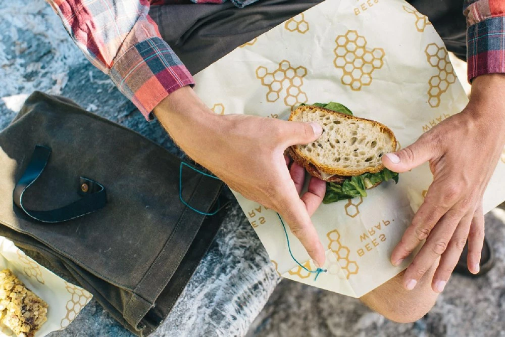 Bee's Wrap Sandwich Wrap - Honeycomb Print - None 7 Bee's Wrap Sandwich Wrap - Honeycomb Print - None - Image 5