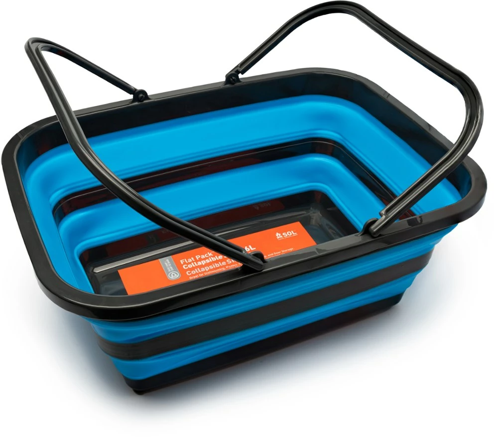 SOL Flat Pack Collapsible Sink - 16 Liters 3 SOL Flat Pack Collapsible Sink - 16 Liters