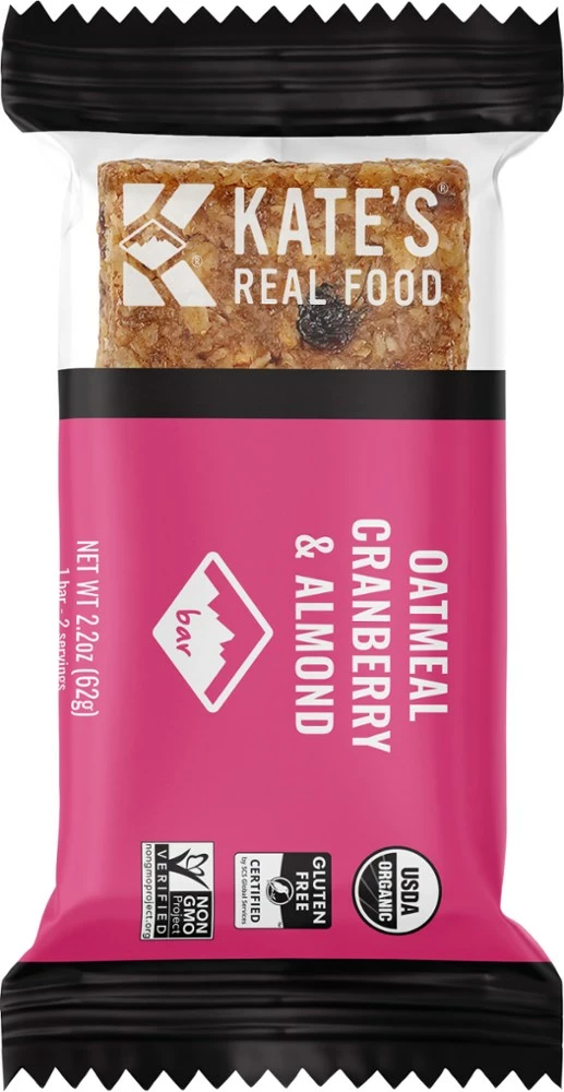 Kate's Real Food Oatmeal Cranberry & Almond Bar - Oatmeal Cranberry Almond 3 Kate's Real Food Oatmeal Cranberry & Almond Bar - Oatmeal Cranberry Almond