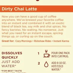 Alpine Start Dirty Chai Latte Instant Coffee - Package of 5 11 Alpine Start Dirty Chai Latte Instant Coffee - Package of 5 -Cheap Hike Harbor Store 0cad201b 76c0 4f5d 88ca f48adb8bf7ae