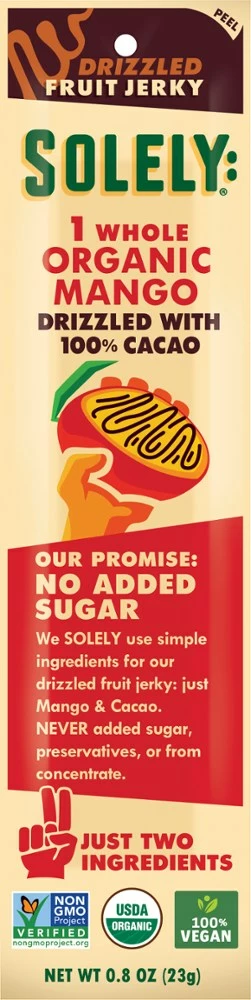 SOLELY Fruit Jerky Drizzled With Cacao 3 SOLELY Fruit Jerky Drizzled With Cacao