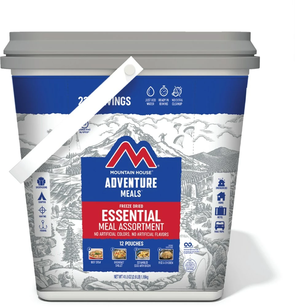 Mountain House Essential Meal Assortment Bucket - None 3 Mountain House Essential Meal Assortment Bucket - None