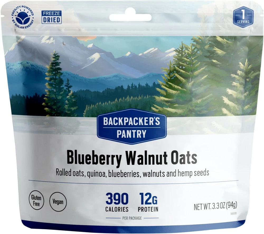 Backpacker's Pantry Hot Blueberry, Walnut, Oats & Quinoa Cereal - 1 Serving 3 Backpacker's Pantry Hot Blueberry, Walnut, Oats & Quinoa Cereal - 1 Serving