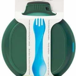 humangear GoKit Light 5-Tool Mess Kit - Forest Green/Gray