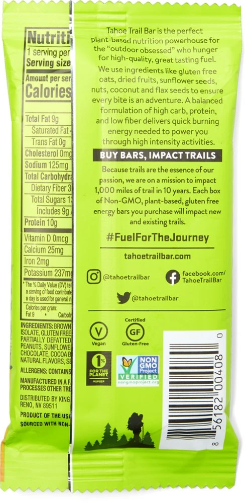 Tahoe Trail Bar Energy Bar 4 Tahoe Trail Bar Energy Bar - Image 2