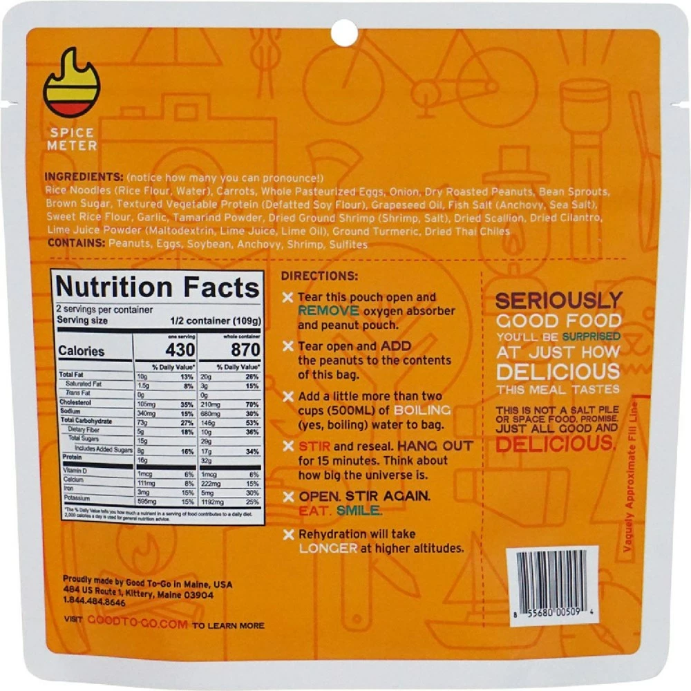 GOOD TO-GO Pad Thai - 2 Servings - None 4 GOOD TO-GO Pad Thai - 2 Servings - None - Image 2