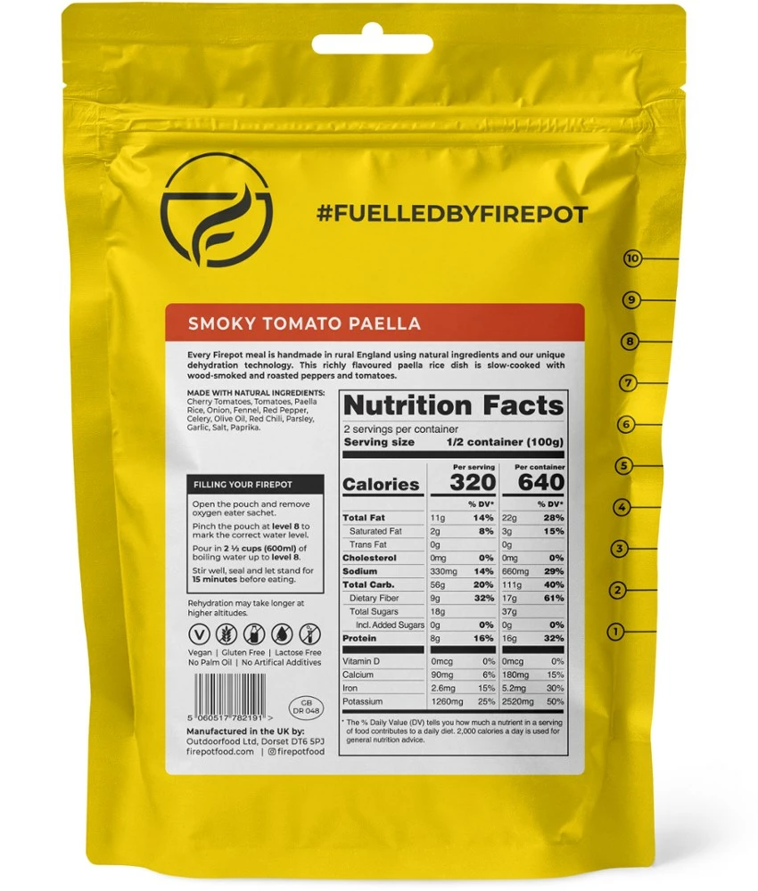 Firepot Smoky Tomato Paella - 2 Servings - None 4 Firepot Smoky Tomato Paella - 2 Servings - None - Image 2