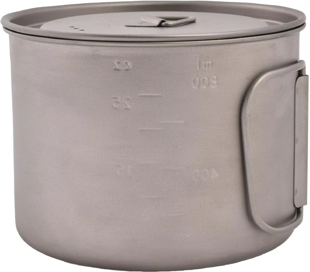 OliCamp Titanium Space Saver Pot with Lid - 900 ml 3 OliCamp Titanium Space Saver Pot with Lid - 900 ml