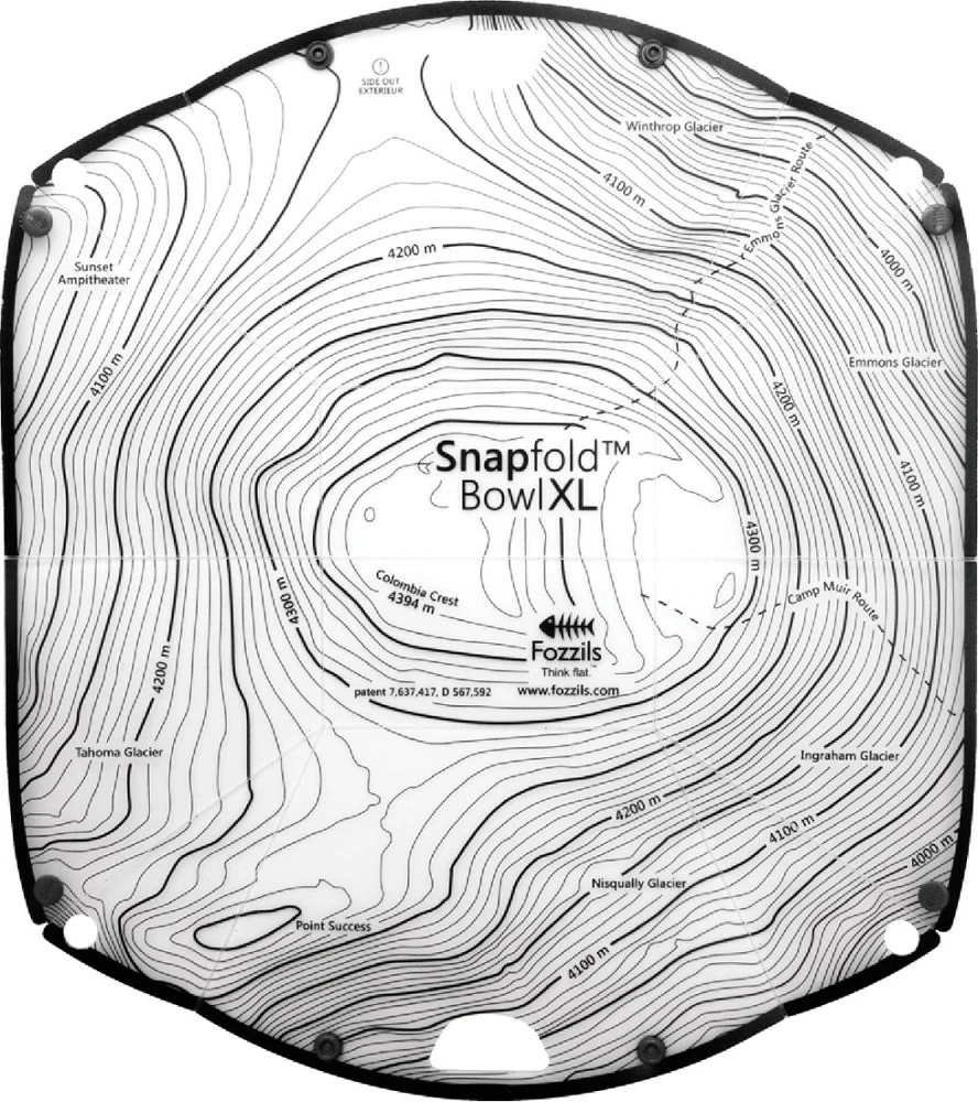 Fozzils Snapfold Bowl - X-Large - Mist 4 Fozzils Snapfold Bowl - X-Large - Mist - Image 2