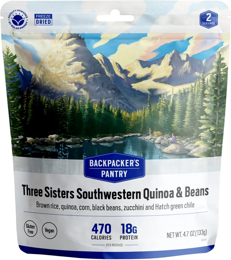 Backpacker's Pantry Three Sisters Southwestern Quinoa & Beans - 2 Servings 3 Backpacker's Pantry Three Sisters Southwestern Quinoa & Beans - 2 Servings