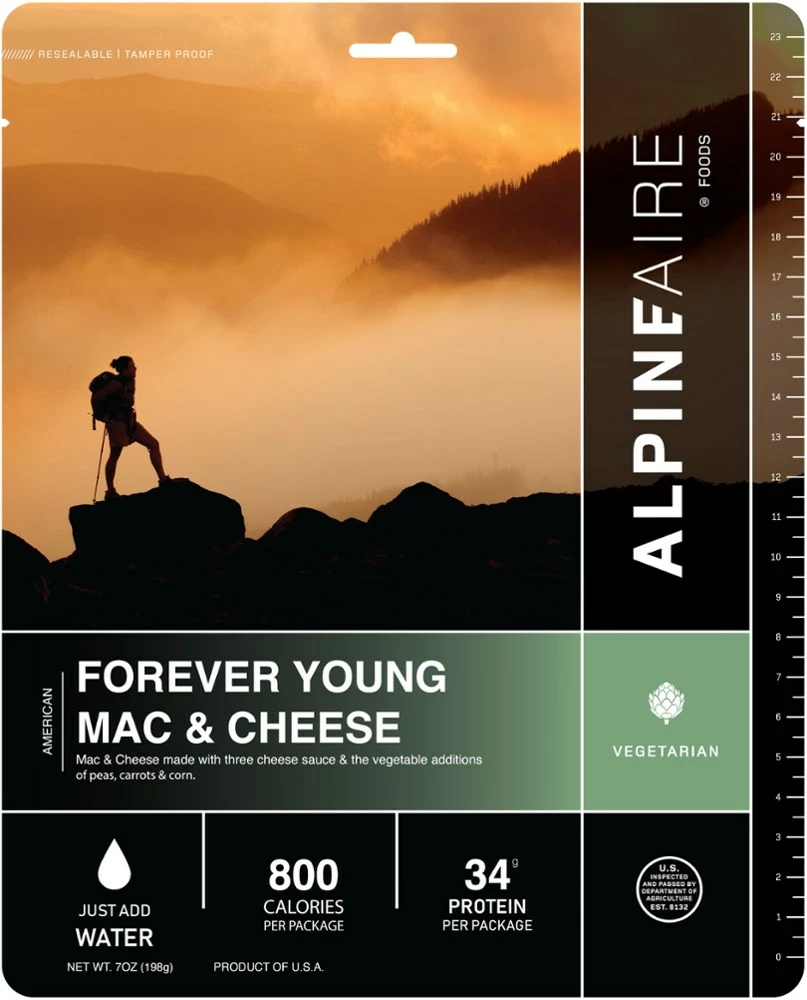 AlpineAire Foods Forever Young Mac & Cheese - 1 Serving 3 AlpineAire Foods Forever Young Mac & Cheese - 1 Serving