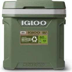 Igloo ECOCOOL Roller Cooler - 60 qts. - Sage Green
