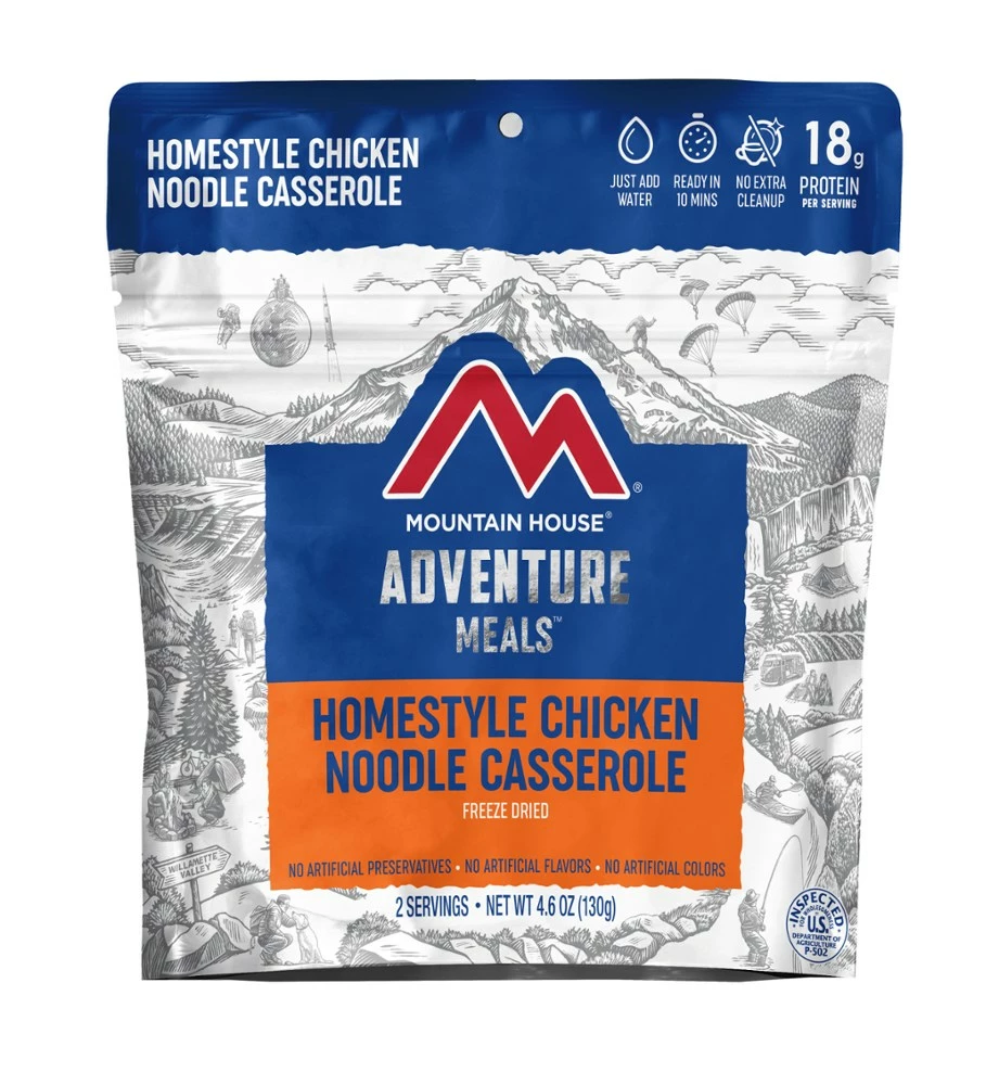 Mountain House Homestyle Chicken Noodle Casserole - 2 Servings 3 Mountain House Homestyle Chicken Noodle Casserole - 2 Servings