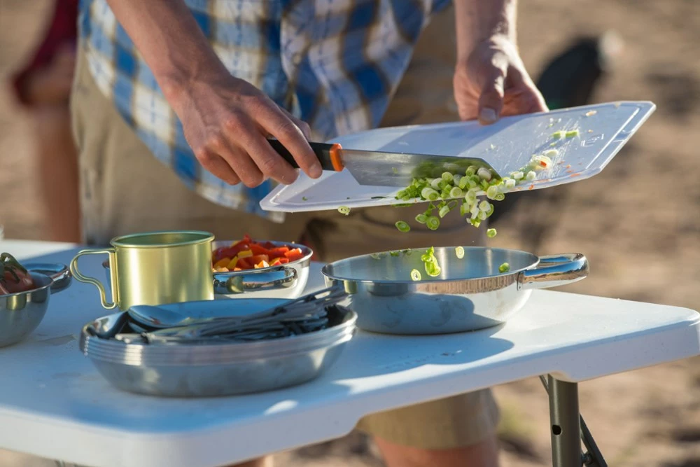 GSI Outdoors Santoku Knife Set - Black 16 GSI Outdoors Santoku Knife Set - Black - Image 14