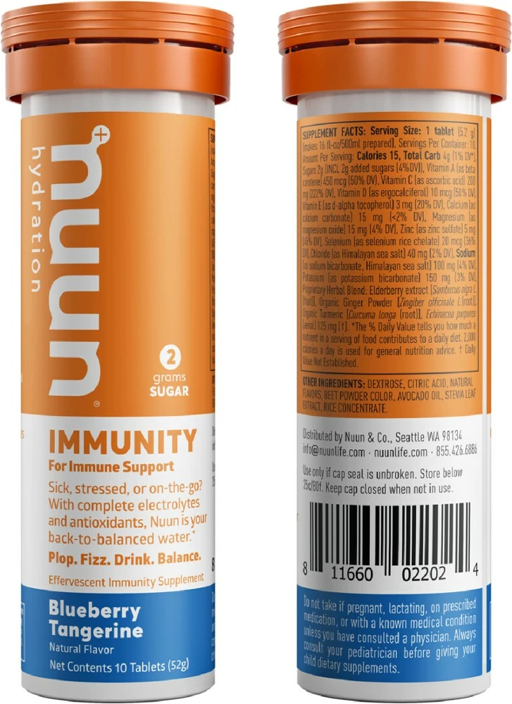 NUUN Immunity Hydration Tablets - 10 Servings 5 NUUN Immunity Hydration Tablets - 10 Servings - Image 3