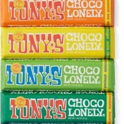 Tony's Chocolonely Chocolate Bars Rainbow Tasting Pack - Package of 6