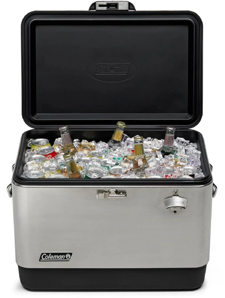 Coleman Reunion 54-Quart Steel Belted Cooler 7 Coleman Reunion 54-Quart Steel Belted Cooler - Image 5