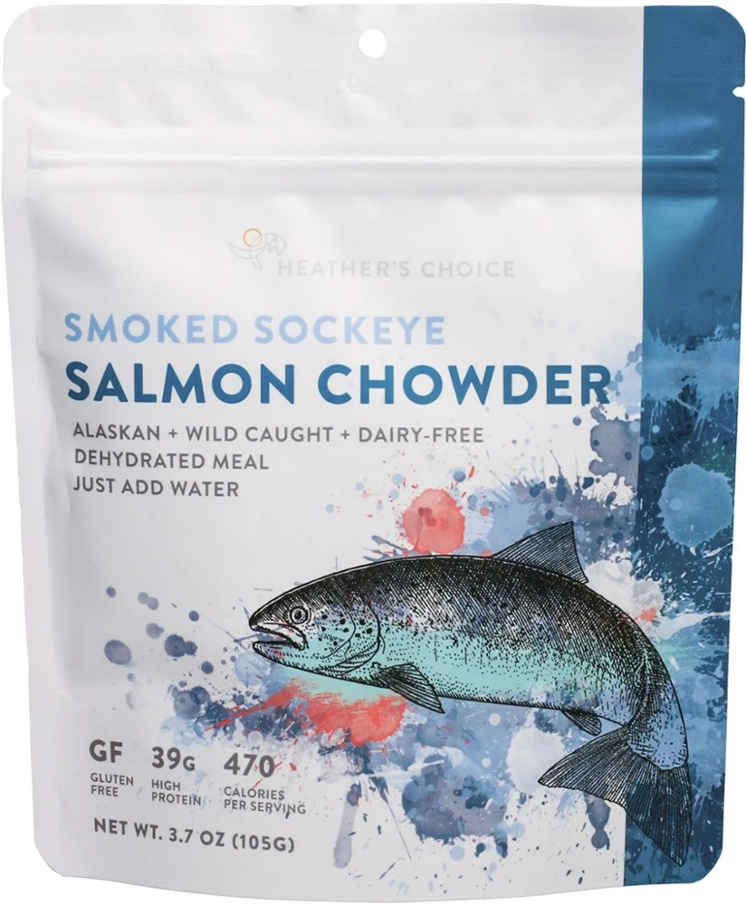 Heather's Choice Smoked Sockeye Salmon Chowder - 1 Serving - None 3 Heather's Choice Smoked Sockeye Salmon Chowder - 1 Serving - None