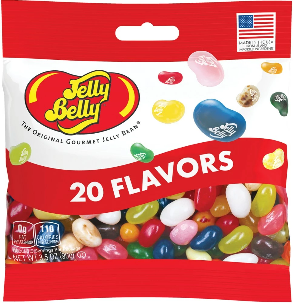 Jelly Belly 20 Flavors Jelly Beans - 3.5 oz. - Assorted 3 Jelly Belly 20 Flavors Jelly Beans - 3.5 oz. - Assorted