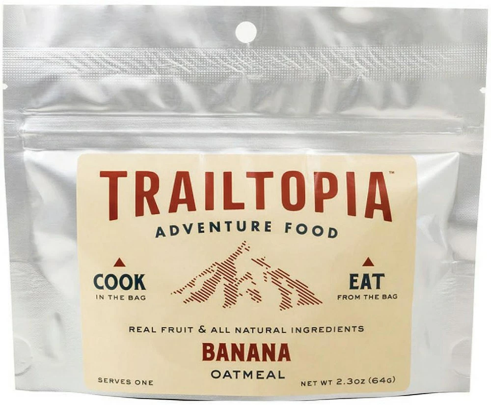 Trailtopia Banana Oatmeal - 1 Serving - None 3 Trailtopia Banana Oatmeal - 1 Serving - None