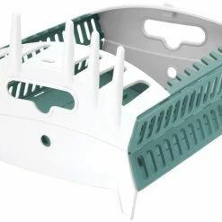 Fozzils Snapfold Dish Rack - White/Blue