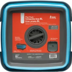 SOL Flat Pack Collapsible Sink - 8 Liters -Cheap Hike Harbor Store 42e3e096 64fc 44c2 b420 7c8dcd0f117a