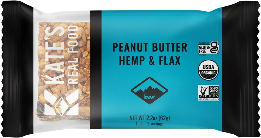 Kate's Real Food Peanut Butter Hemp & Flax Bar 3 Kate's Real Food Peanut Butter Hemp & Flax Bar