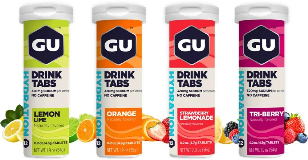 GU Hydration Drink Tabs Mixed Box - Package of 4 4 GU Hydration Drink Tabs Mixed Box - Package of 4 - Image 2