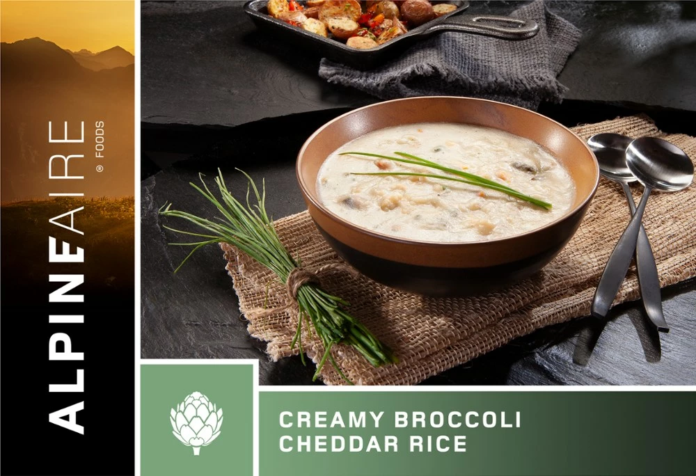 AlpineAire Foods Creamy Broccoli Cheddar Rice - 1 Serving - None 5 AlpineAire Foods Creamy Broccoli Cheddar Rice - 1 Serving - None - Image 3