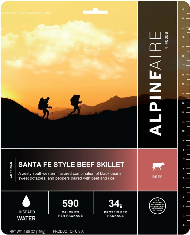 AlpineAire Foods Santa Fe Style Beef Skillet - 1 Serving - None 3 AlpineAire Foods Santa Fe Style Beef Skillet - 1 Serving - None