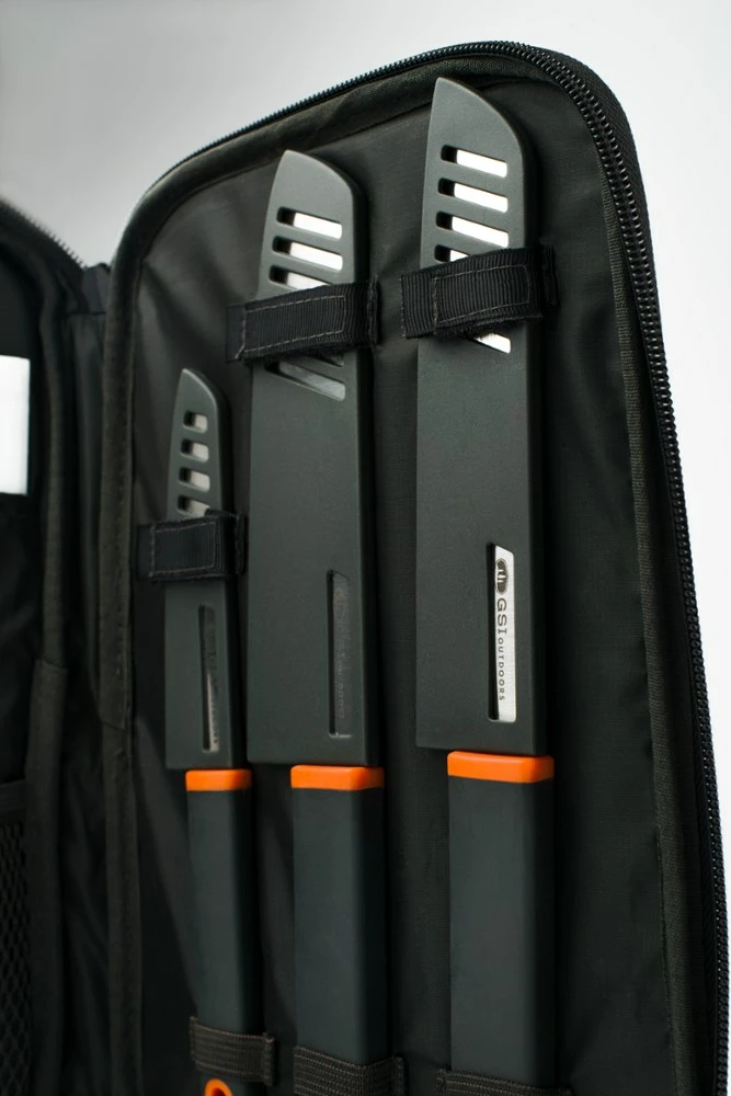 GSI Outdoors Santoku Knife Set - Black 6 GSI Outdoors Santoku Knife Set - Black - Image 4