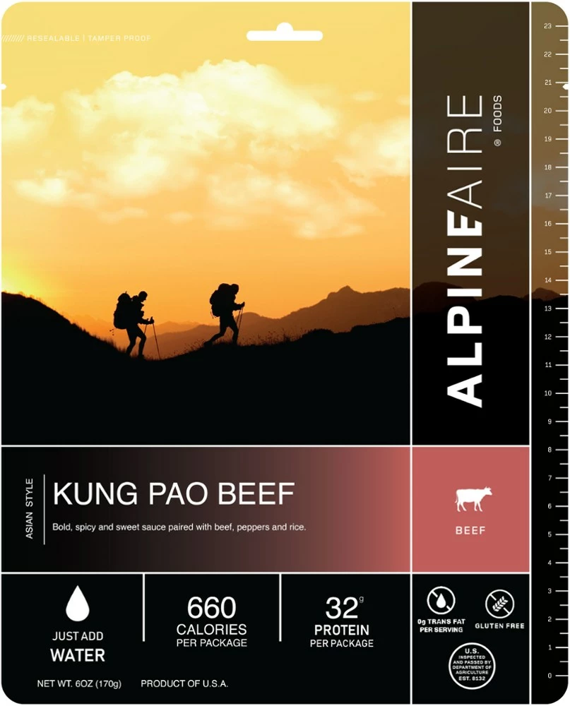 AlpineAire Foods Kung Pao Beef - 1 Serving - None 3 AlpineAire Foods Kung Pao Beef - 1 Serving - None