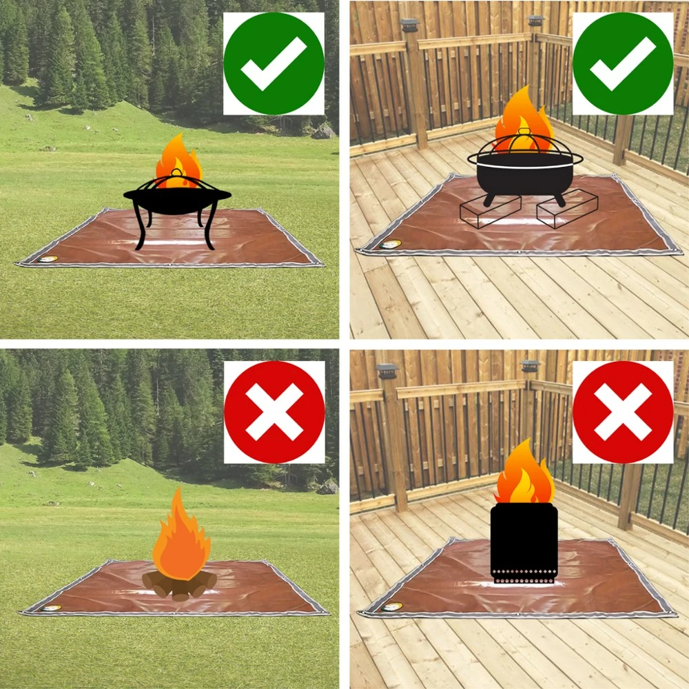 FIRESIDE OUTDOOR Ground Ember Mat 6 FIRESIDE OUTDOOR Ground Ember Mat - Image 4