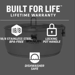 Stanley Even-Heat Essential Cookset - Stainless Steel 11 Stanley Even-Heat Essential Cookset - Stainless Steel -Cheap Hike Harbor Store 5887d6f7 993d 47bb ac46 a38ee74a8a75