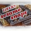 Loucks Dark Chocolate Sesame Snaps 1 Loucks Dark Chocolate Sesame Snaps -Cheap Hike Harbor Store 59352f0a 2968 4bcf bf35 54ca5f886454