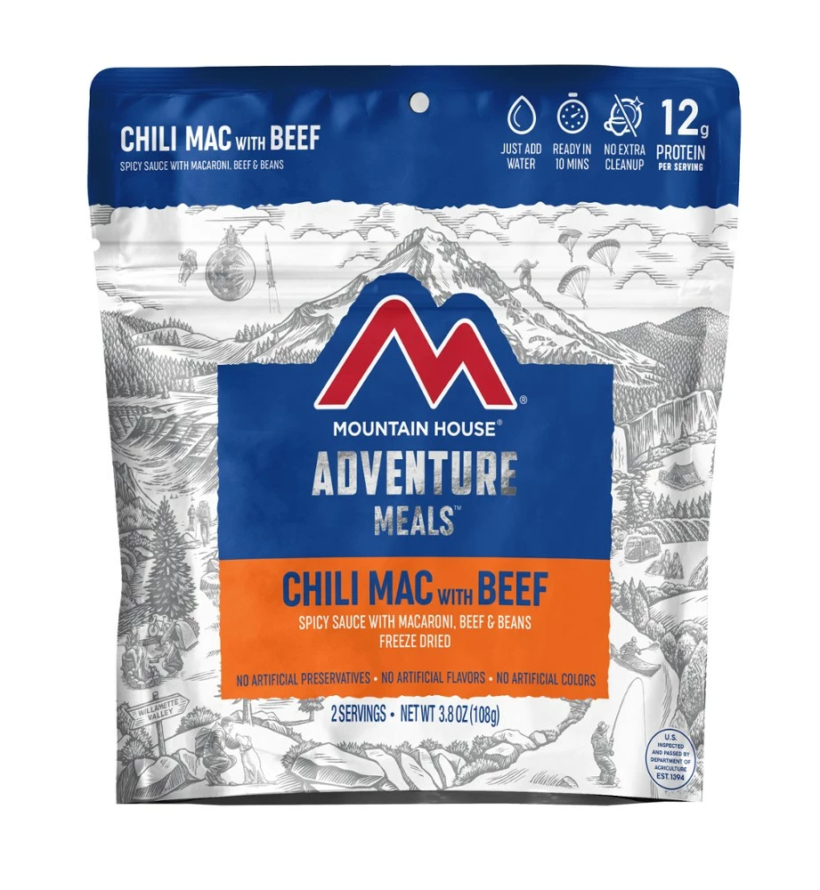 Mountain House Chili Mac with Beef - 2 Servings 3 Mountain House Chili Mac with Beef - 2 Servings