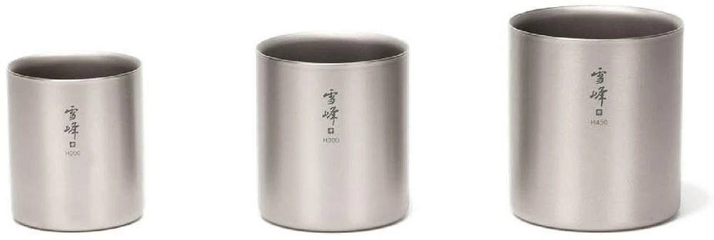 Snow Peak Ti-Double H450 Stacking Mug 6 Snow Peak Ti-Double H450 Stacking Mug - Image 4