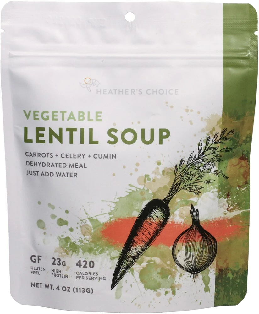 Heather's Choice Vegetable Lentil Soup - 1 Serving - None 3 Heather's Choice Vegetable Lentil Soup - 1 Serving - None