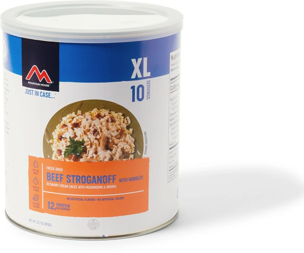 Mountain House Beef Stroganoff XL - 10 Servings - None 3 Mountain House Beef Stroganoff XL - 10 Servings - None