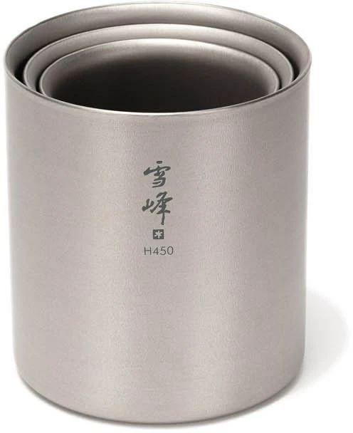 Snow Peak Ti-Double H450 Stacking Mug 4 Snow Peak Ti-Double H450 Stacking Mug - Image 2