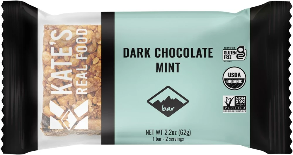 Kate's Real Food Dark Chocolate Mint Bar - 2.2 oz - Peppermint Dark Choc Cacao 3 Kate's Real Food Dark Chocolate Mint Bar - 2.2 oz - Peppermint Dark Choc Cacao