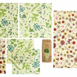 Bee's Wrap Assorted Plant-Based Wraps - Set of 7 - None