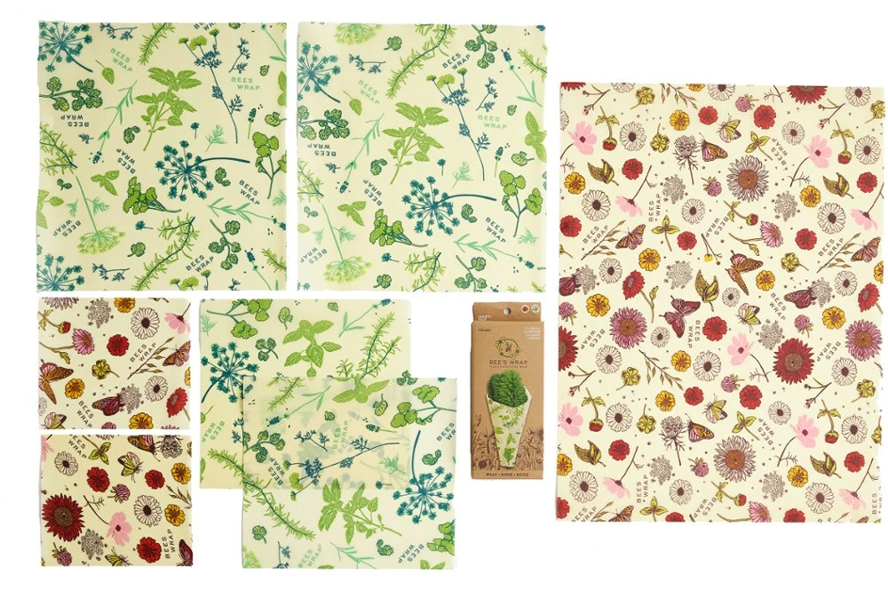 Bee's Wrap Assorted Plant-Based Wraps - Set of 7 - None 3 Bee's Wrap Assorted Plant-Based Wraps - Set of 7 - None