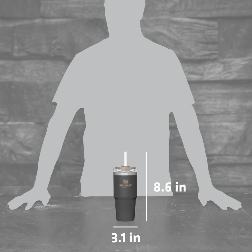 Stanley Adventure Vacuum Quencher Travel Tumbler - 14 fl. oz. - Coal 6 Stanley Adventure Vacuum Quencher Travel Tumbler - 14 fl. oz. - Coal - Image 4