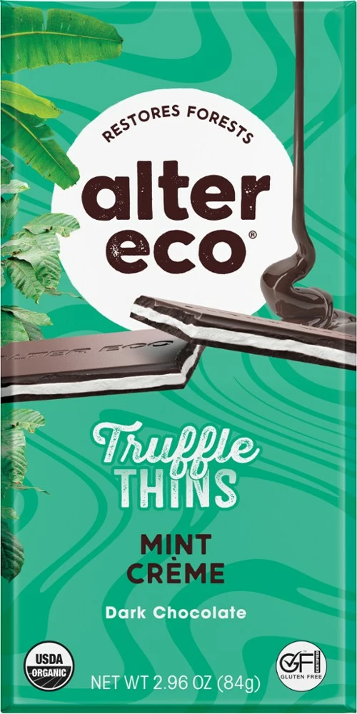 Alter Eco Dark Chocolate Truffle Thins 4 Alter Eco Dark Chocolate Truffle Thins - Image 2