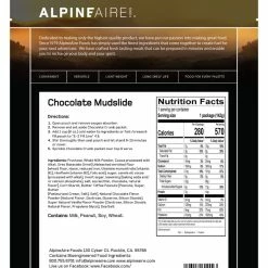 AlpineAire Foods Chocolate Mudslide - 1 Serving - None 7 AlpineAire Foods Chocolate Mudslide - 1 Serving - None -Cheap Hike Harbor Store 83f409d4 ed2b 447e a578 d6b5de5734fa