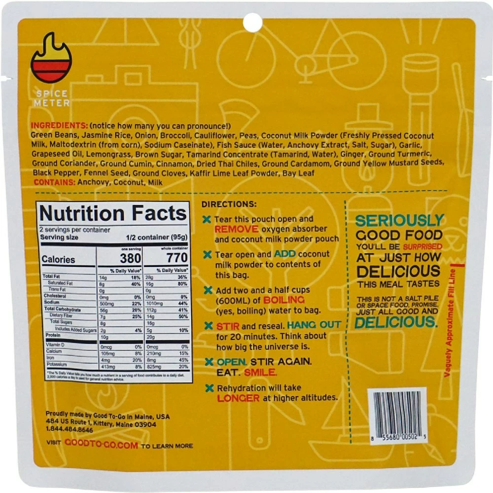 GOOD TO-GO Thai Curry - 2 Servings 4 GOOD TO-GO Thai Curry - 2 Servings - Image 2